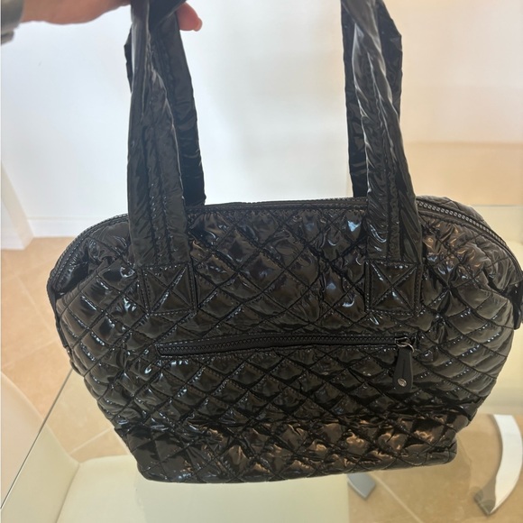 Quilted Black Women's Handbag with a removable strap for Crossbody - Picture 2 of 7